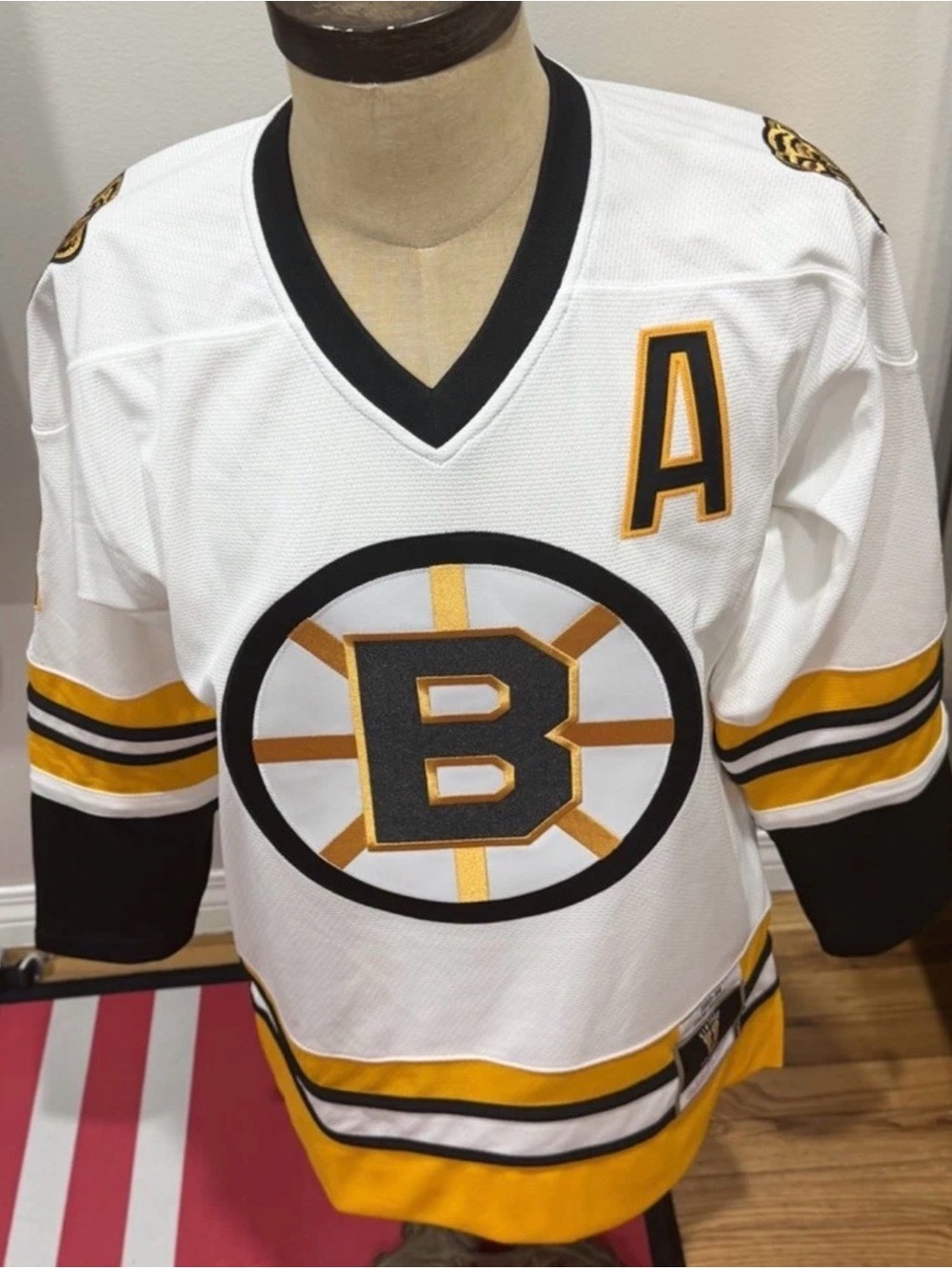 100% Authentic Cam Neely Mitchell & Ness Boston Bruins Power Play Jersey Mens M